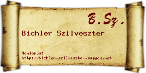 Bichler Szilveszter névjegykártya